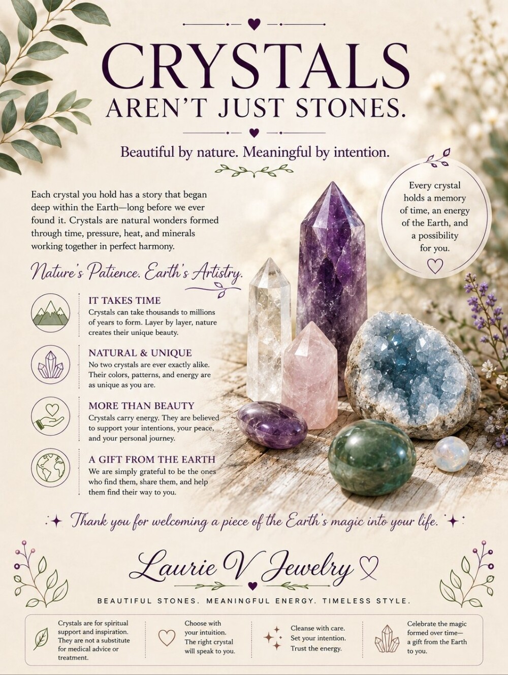 My Love Of Crystals Begin A Long Time Ago!